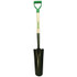 The AMES Companies, Inc. UnionTools® 47108 Drain & Post Spade, 16 in L x 6 in W Round Blade, 27 in Hardwood Poly D-Grip Handle