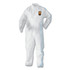 Ansell KleenGuard™ A20 Breathable Particle Protection Coveralls, White, Large, ZF