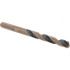 Import -20912-10 Mechanics Drill Bit: 1/4" Dia, 135 ° Point, High Speed Steel, Weldon Shank, Split Point