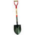 The AMES Companies, Inc. RAZOR-BACK® Round Point Digging Shovel, 9.5 in W x 12 in L Blade, 30 in L North American Hardwood Armor D-Grip Handle, Open-Back
