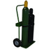 Saf-T-Cart™ 82010 800 Series Cart, Holds 2 Cylinders, 6-1/2 in to 7-3/4 in dia, 10 in Semi-Pneumatic Wheels