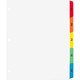 SP RICHARDS 21900 Sparco Quick Index Dividers With Table Of Contents Page, 1-5