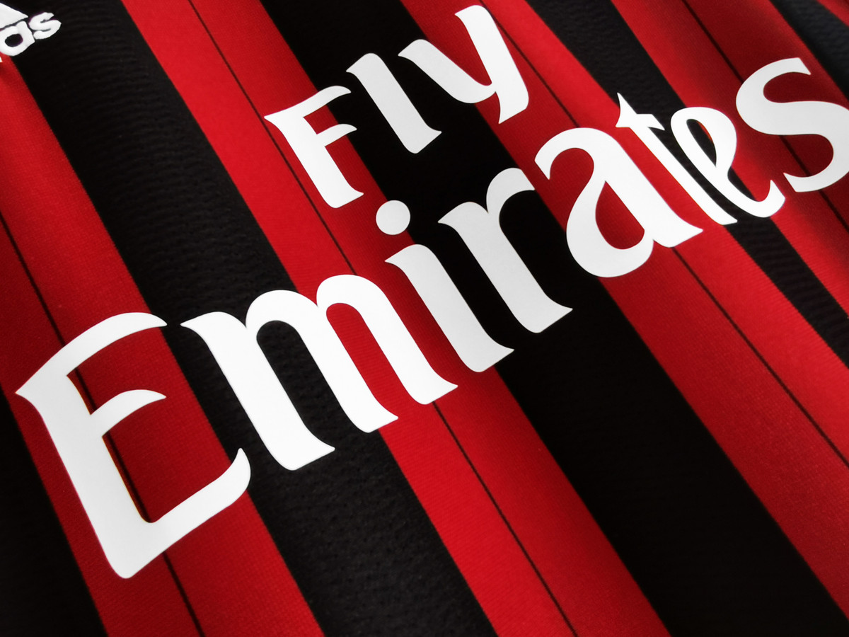 AC Milan 13/14 Men's Home Retro Long Sleeve Shirt