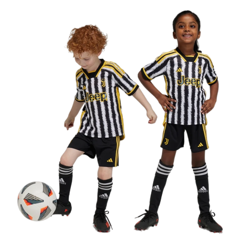 Juventus 23/24 Kid's Home Shirt and Shorts