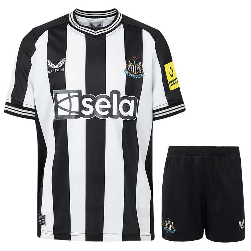 Newcastle United 23/24 Kid's Home Shirt and Shorts
