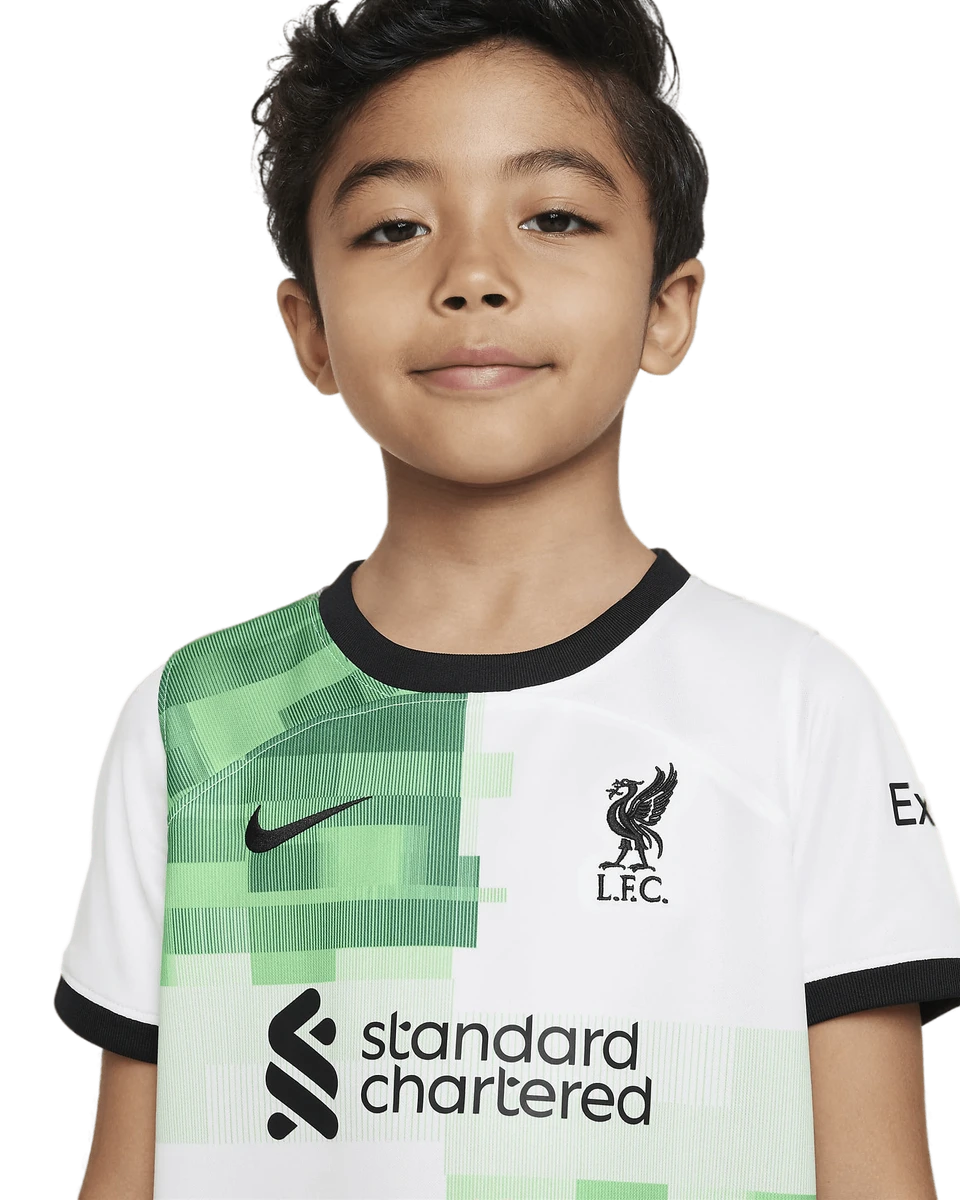 Liverpool 23/24 Kid's Away Shirt and Shorts