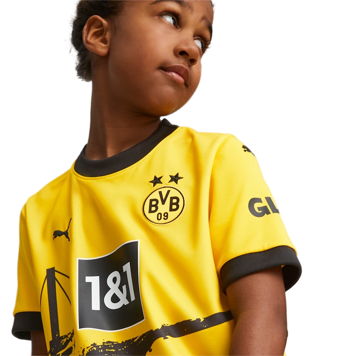 Borussia Dortmund 23/24 Kid's Home Shirt and Shorts