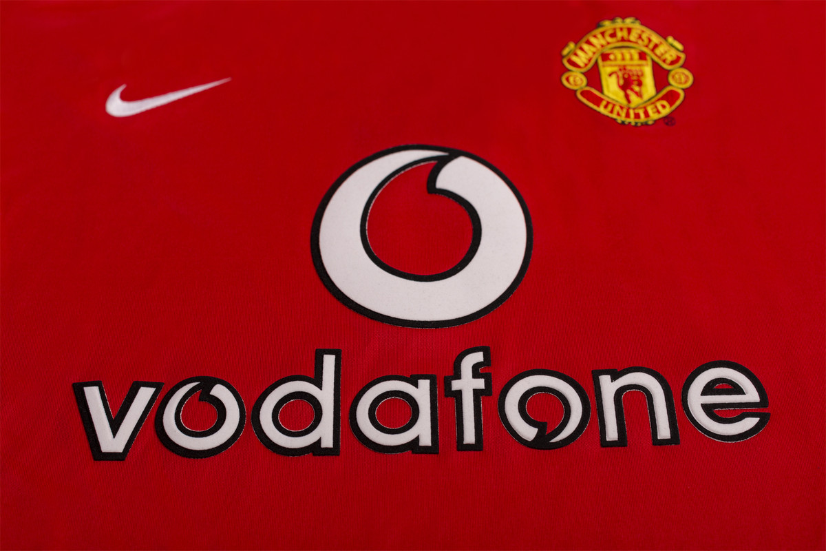 Manchester United 02/04 Men's Home Retro Long Sleeve Shirt