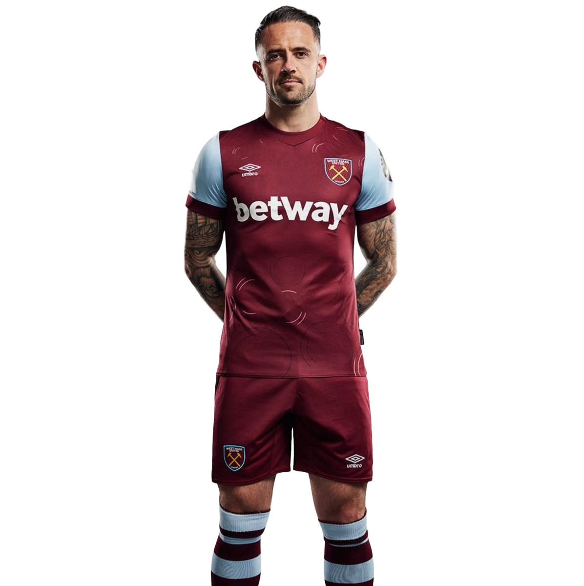 West Ham United 23/24 Stadium Men's Home Shirt