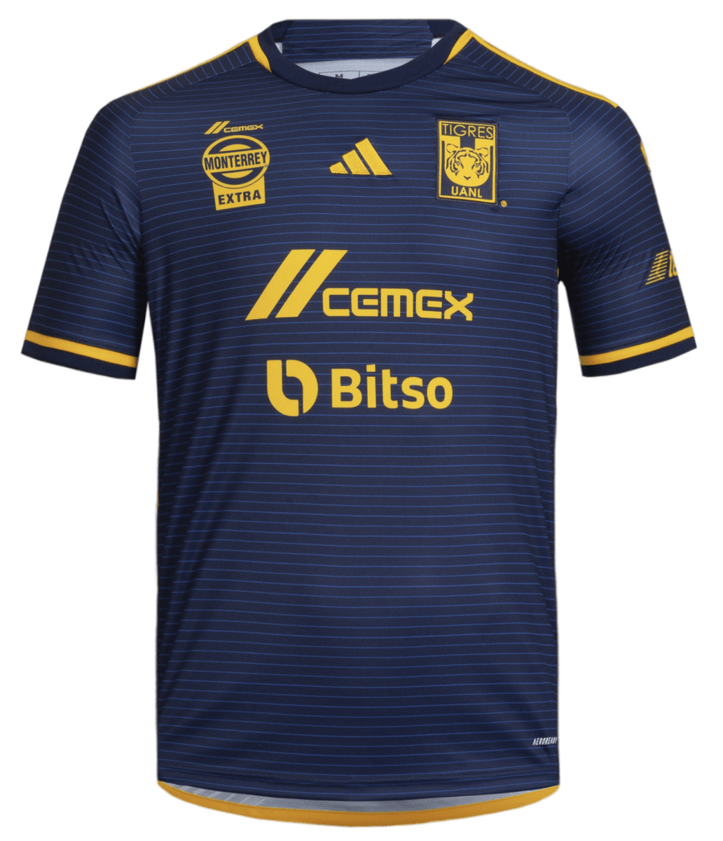 Tigres UANL 23/24 Kid's Away Shirt and Shorts