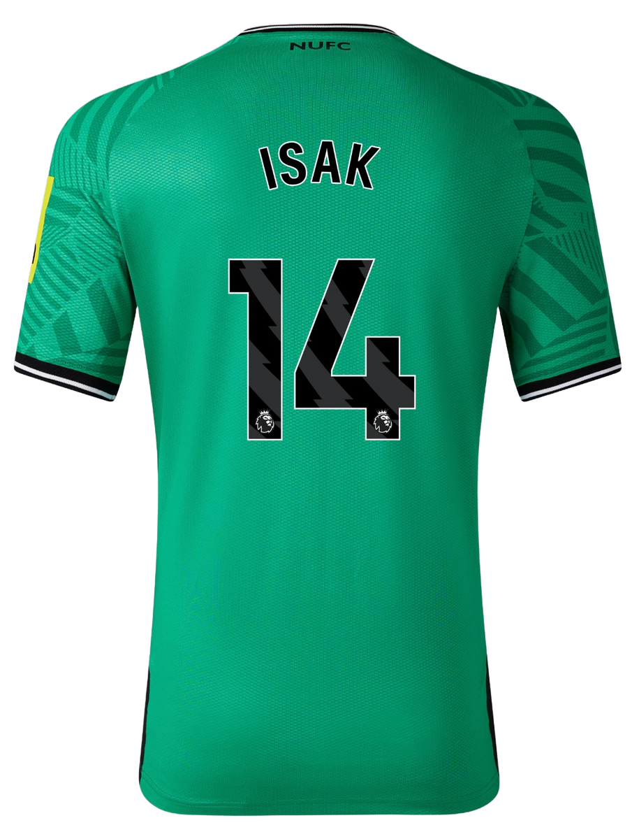 ISAK #14 Newcastle United 23/24 Authentic Men's Away Shirt - PL Font