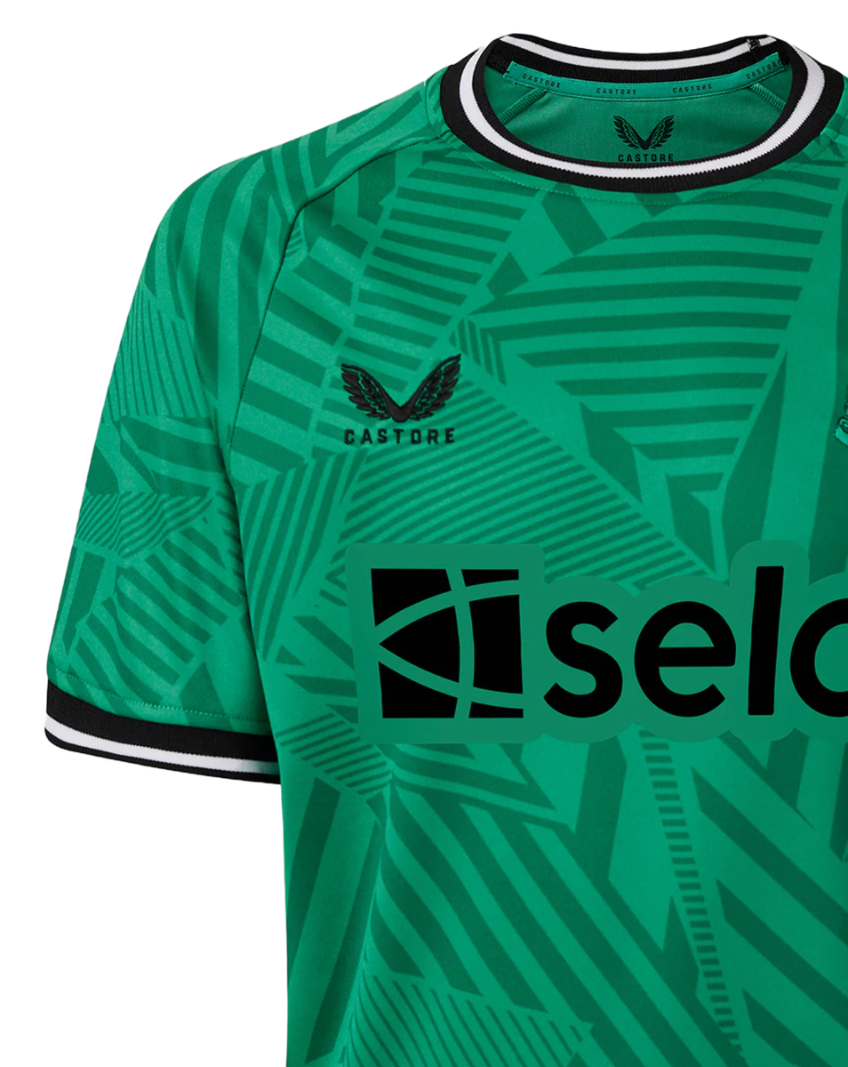 BRUNO G. #39 Newcastle United 23/24 Kid's Away Shirt and Shorts - PL Font