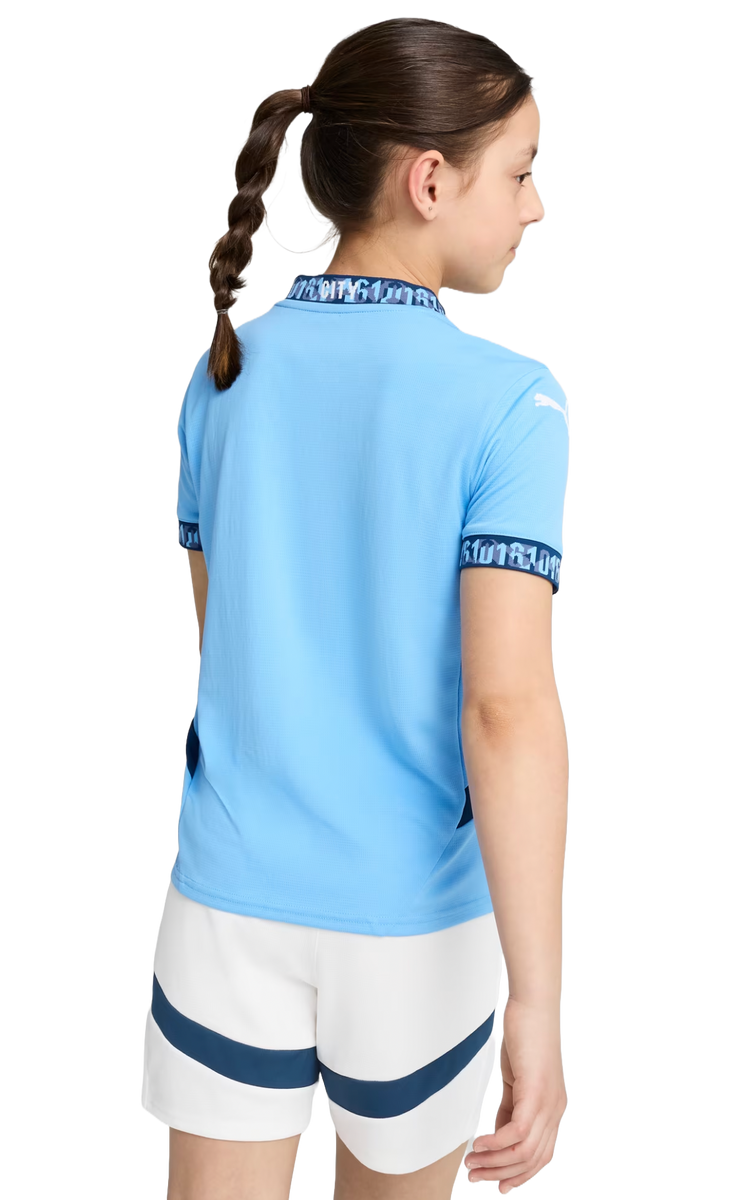 Manchester City 24/25 Kid's Home Shirt and Shorts