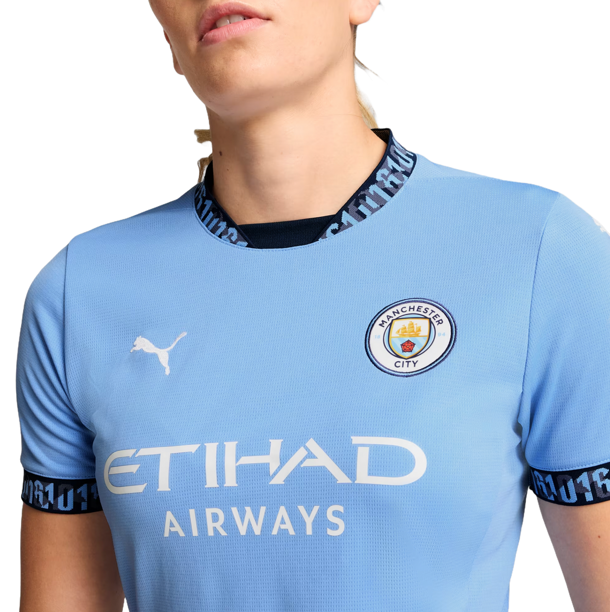 DE BRUYNE #17 Manchester City 24/25 Women's Home Shirt - Man City Font