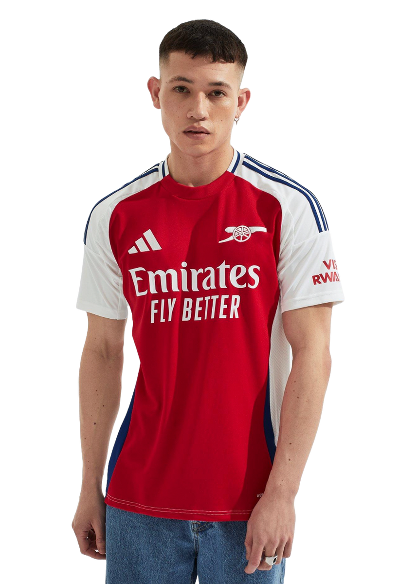 RICE #41 Arsenal 24/25 Stadium Men's Home Shirt - PL Font