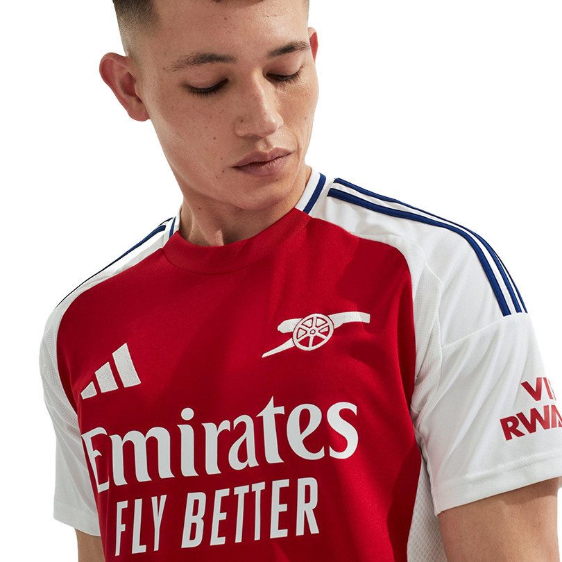ØDEGAARD #8 Arsenal 24/25 Stadium Men's Home Shirt - Arsenal Font