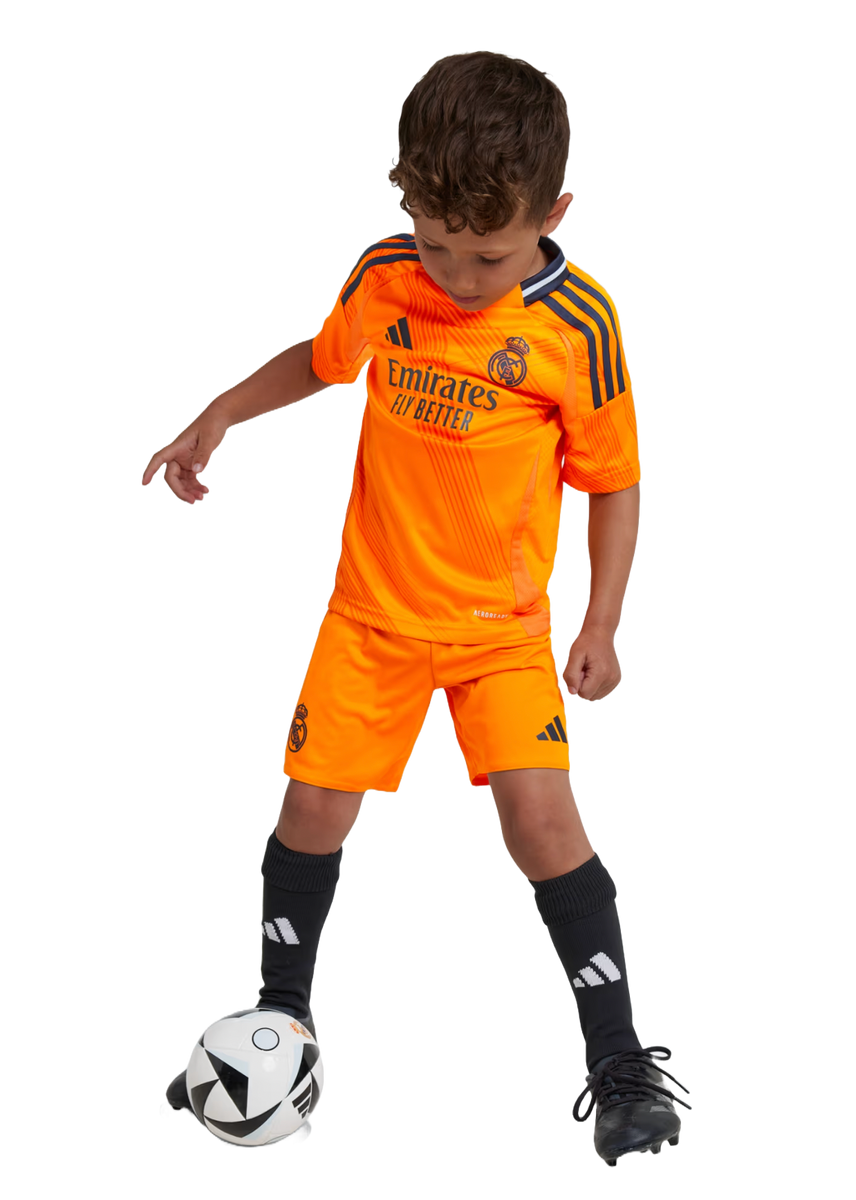 Real Madrid 24/25 Kid's Away Shirt and Shorts