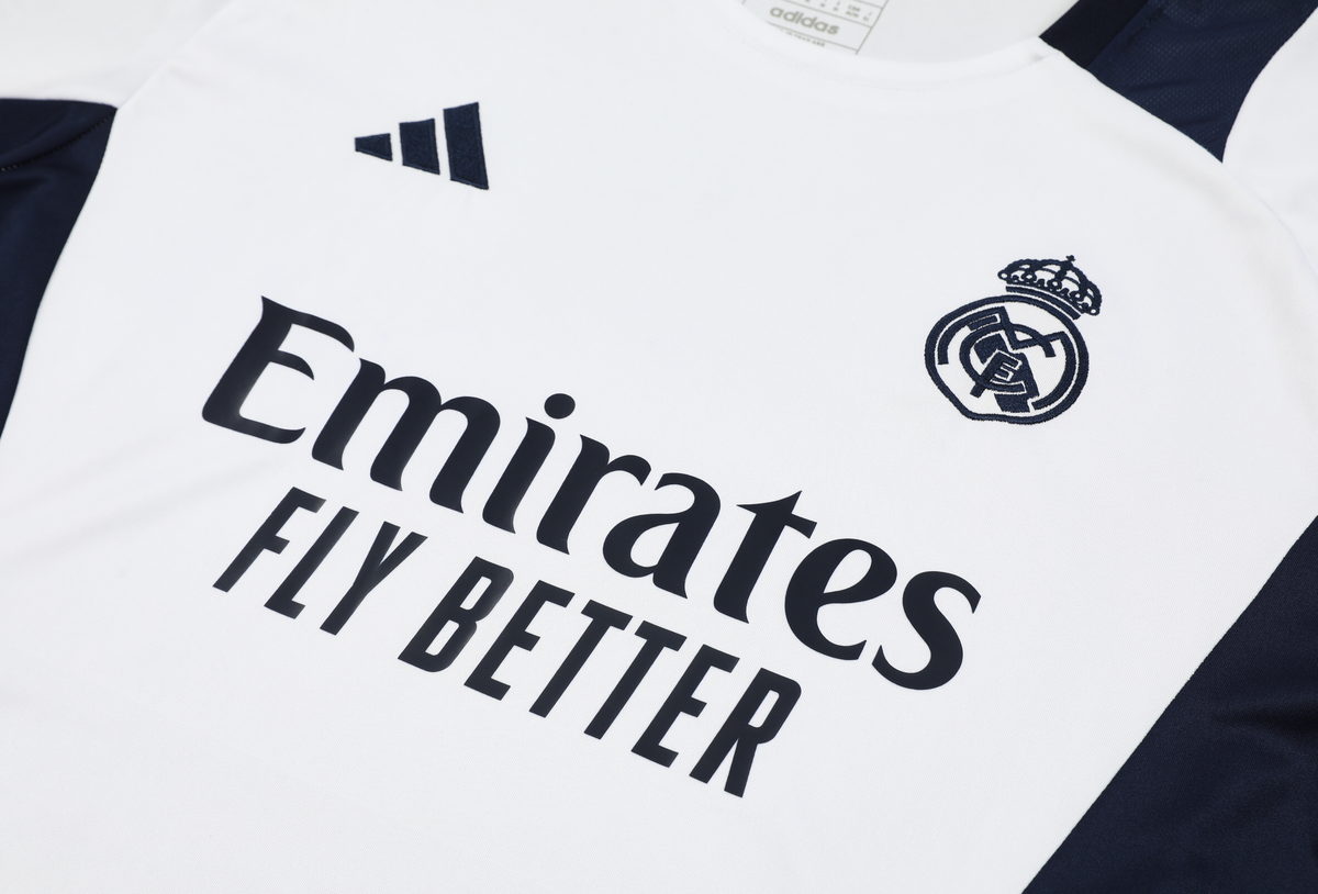 Real Madrid 24/25 Men's White Training Shirt
