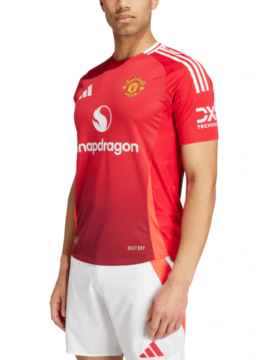 B.FERNANDES #8 Manchester United 24/25 Authentic Men's Home Shirt - Man United Font
