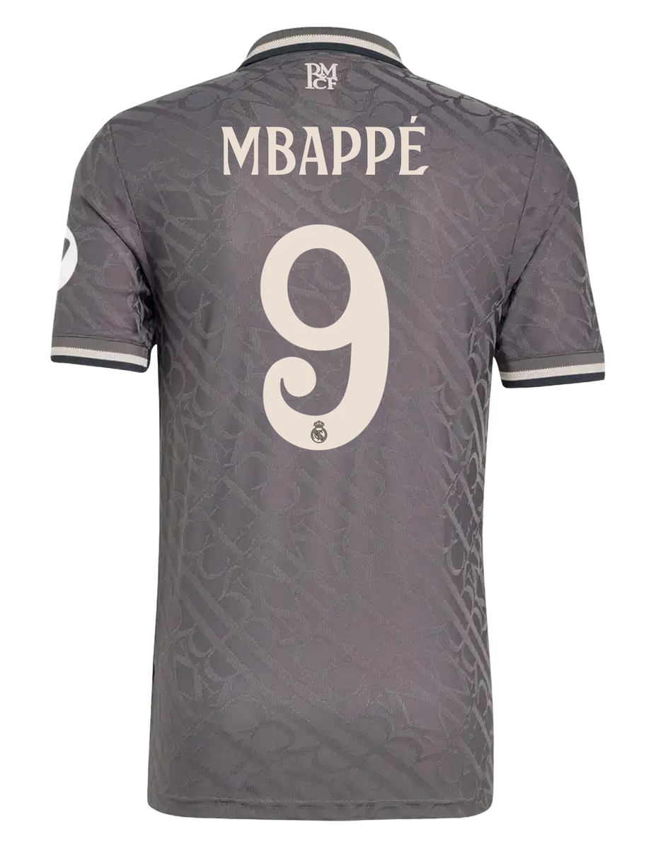MBAPPÉ #9 Real Madrid 24/25 Authentic Men's Third Shirt