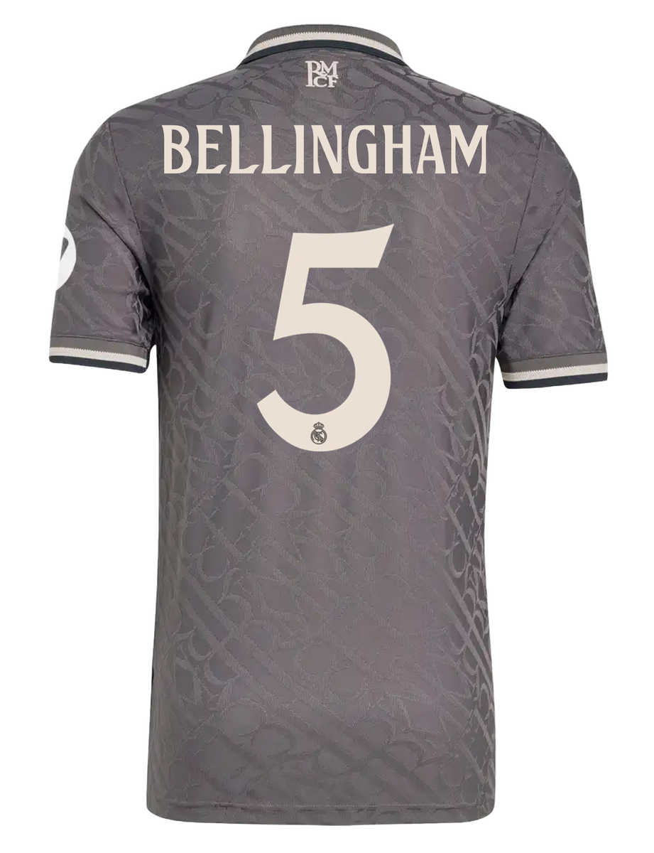 BELLINGHAM #5 Real Madrid 24/25 Authentic Men's Third Shirt