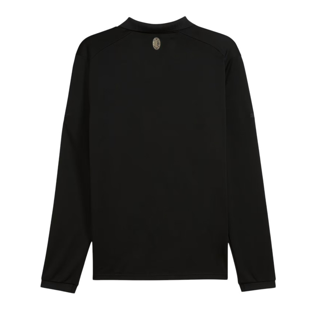 AC Milan Men's 125th Black Anniversary Long Sleeve Shirt