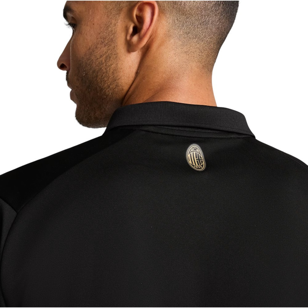 AC Milan Men's 125th Black Anniversary Long Sleeve Shirt