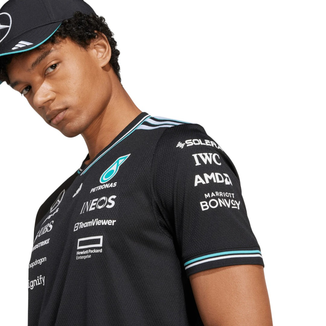 Mercedes-AMG 2025 Black Authentic Driver T-Shirt