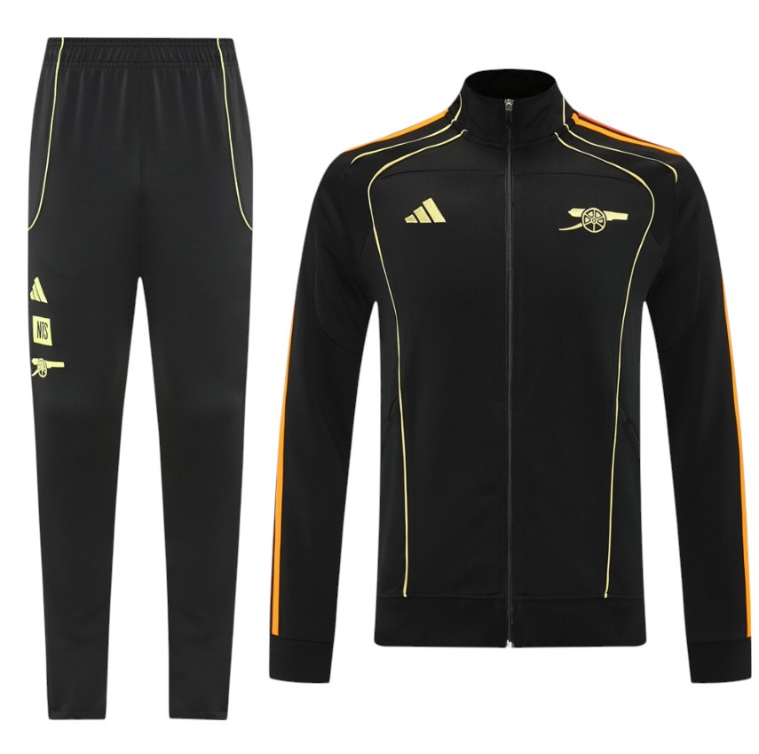 Arsenal x NTS 25/26 Men's Black Long Zip Jacket