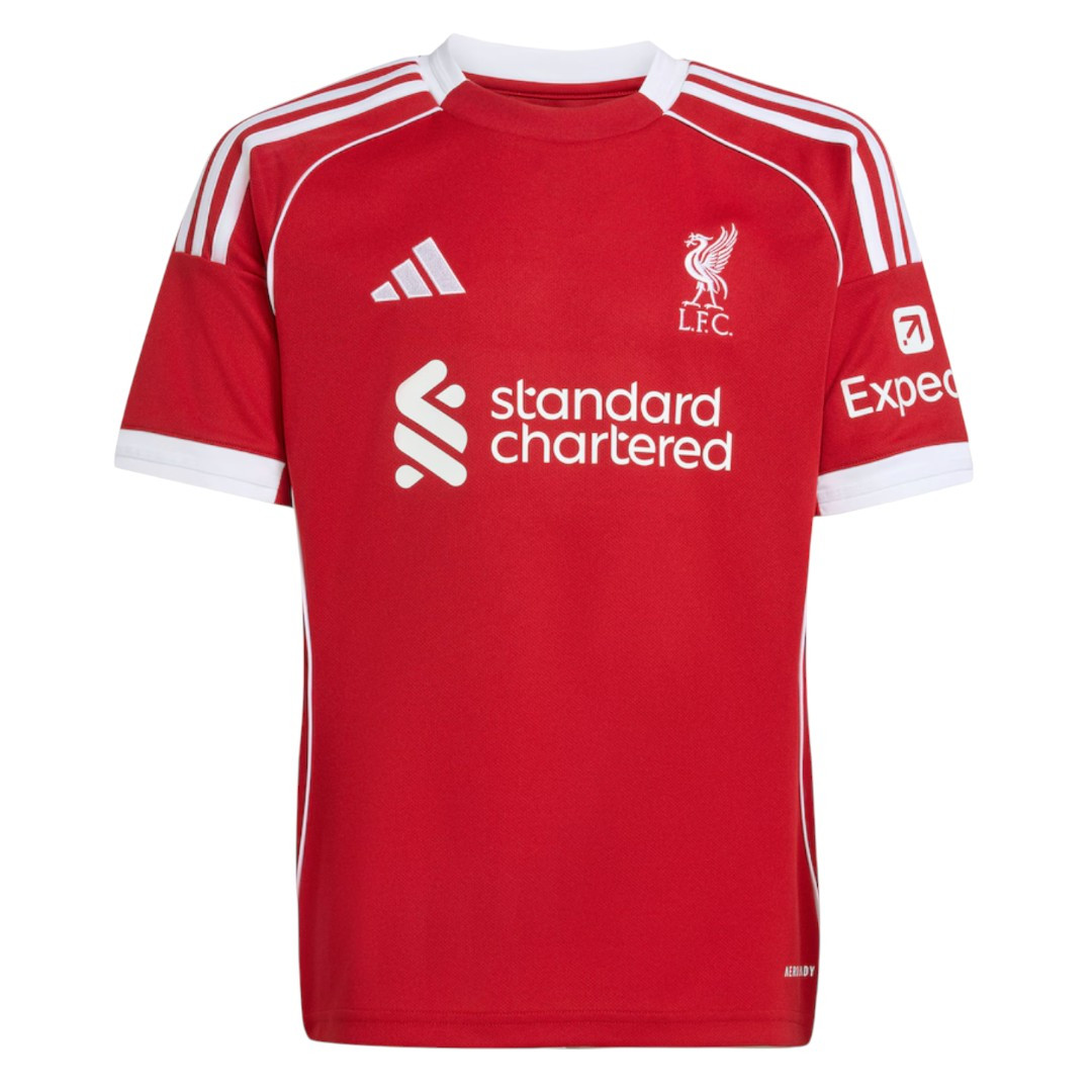 M.SALAH #11 Liverpool 25/26 Kid's Home Mini-Kit - PL Font