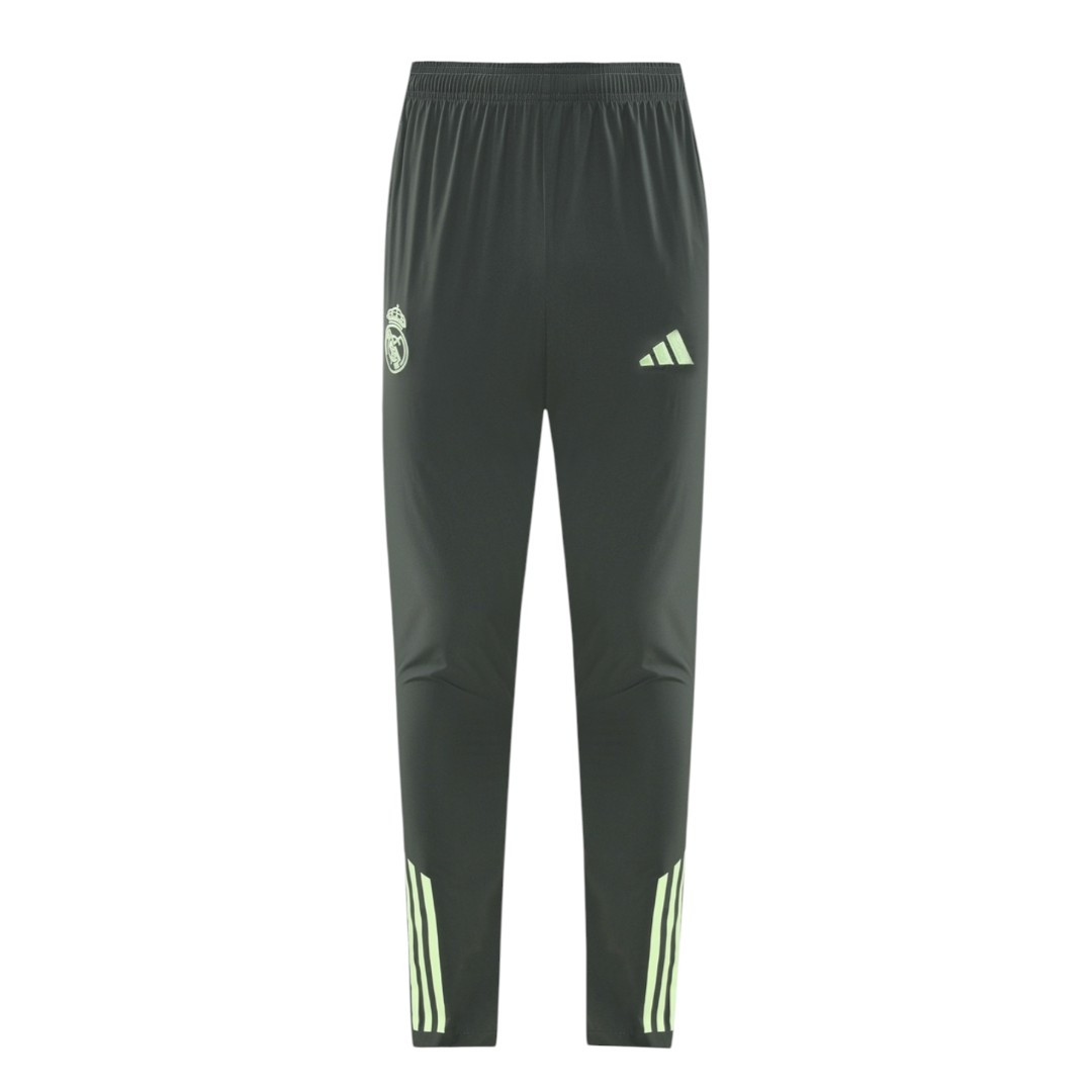 Real Madrid 25/26 Men's Lime Green Long Zip Windbreaker
