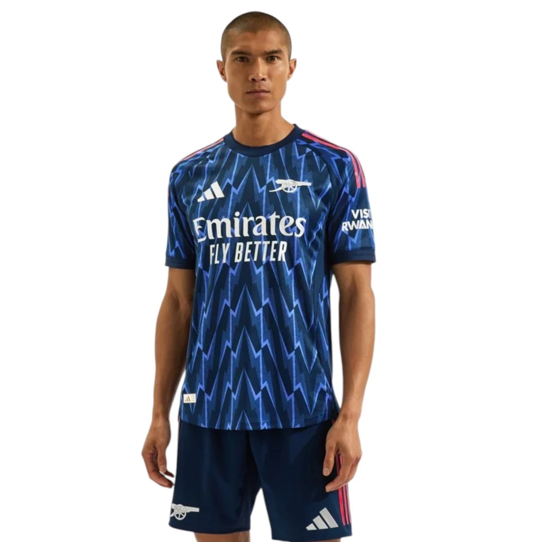 RICE #41 Arsenal 25/26 Authentic Men's Away Shirt - Arsenal Font