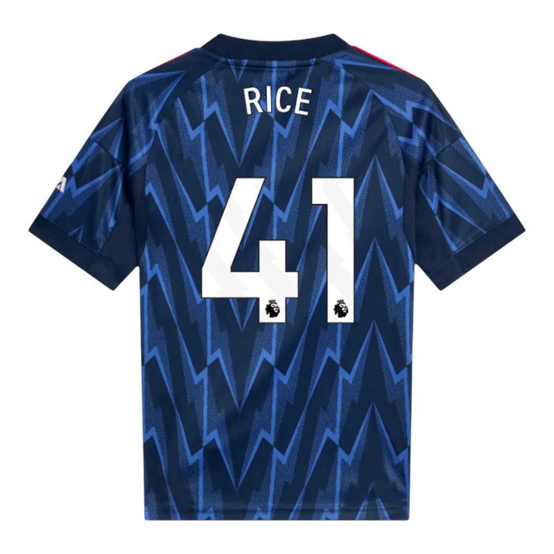 RICE #41 Arsenal 25/26 Women's Away Shirt - PL Font