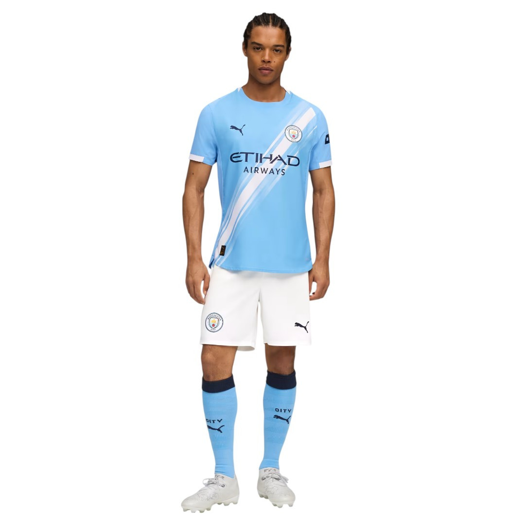 HAALAND #9 Manchester City 25/26 Authentic Men's Home Shirt - City Font