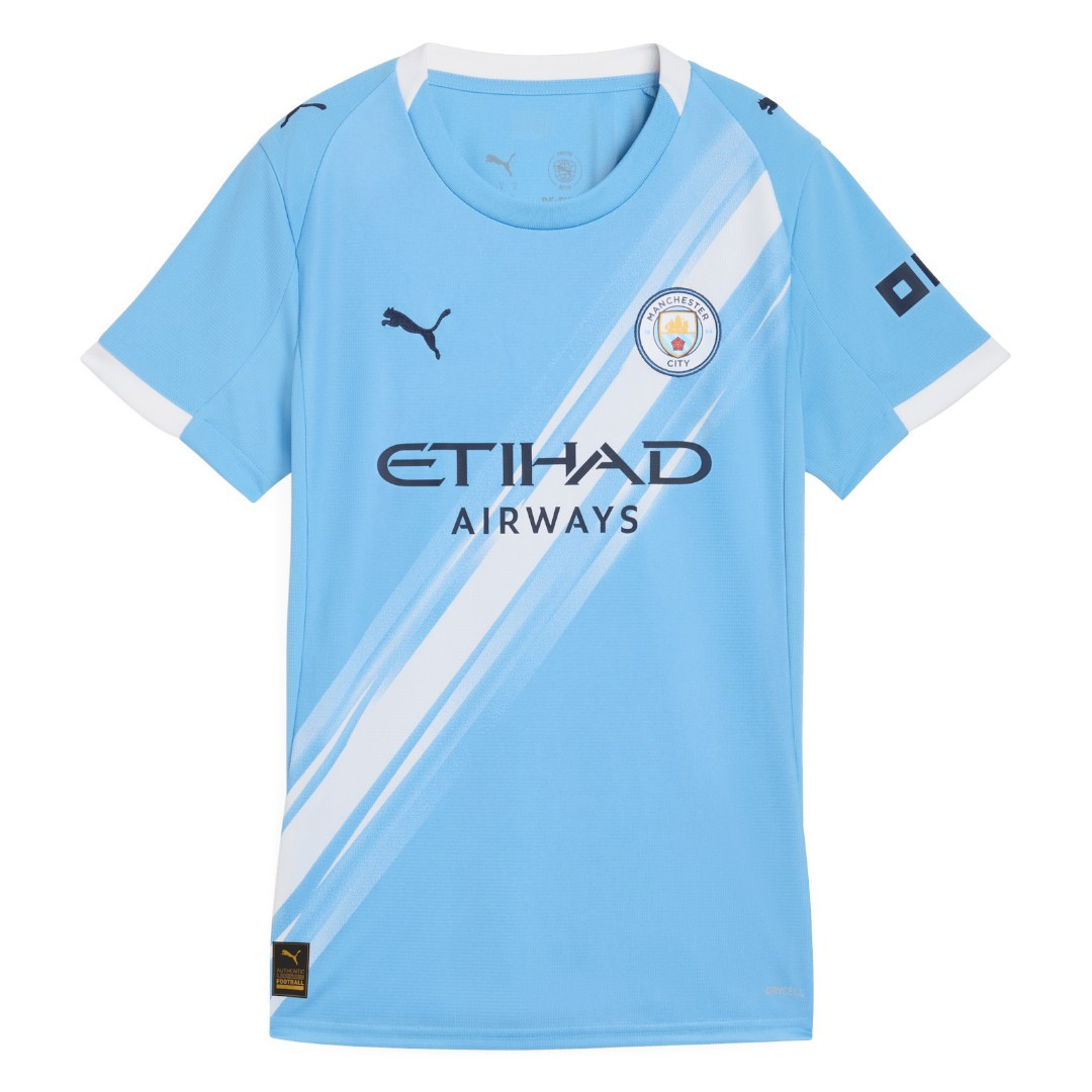 HAALAND #9 Manchester City 25/26 Women's Home Shirt - City Font
