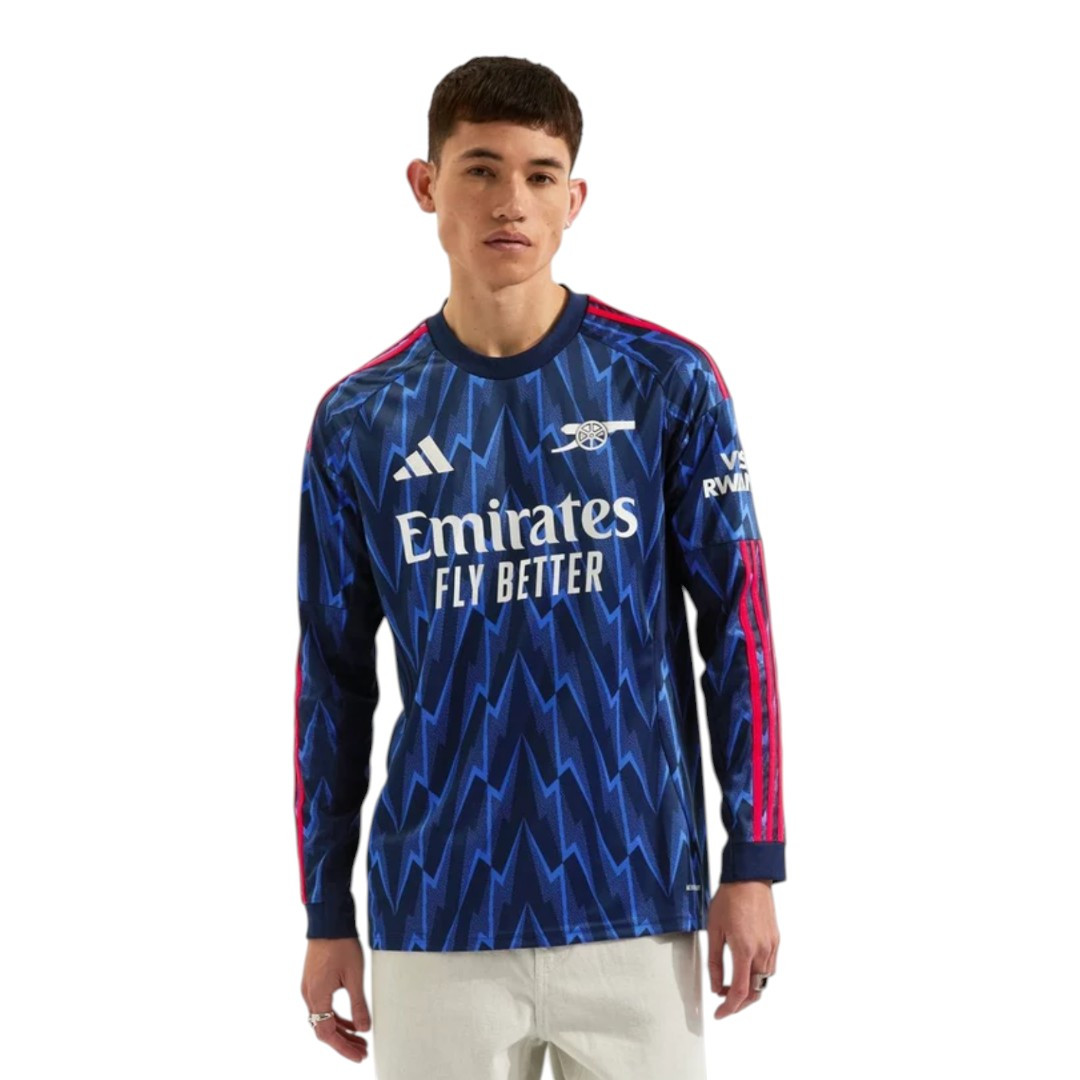 GYÖKERES #14 Arsenal 25/26 Men's Away Long Sleeve Shirt - PL Font