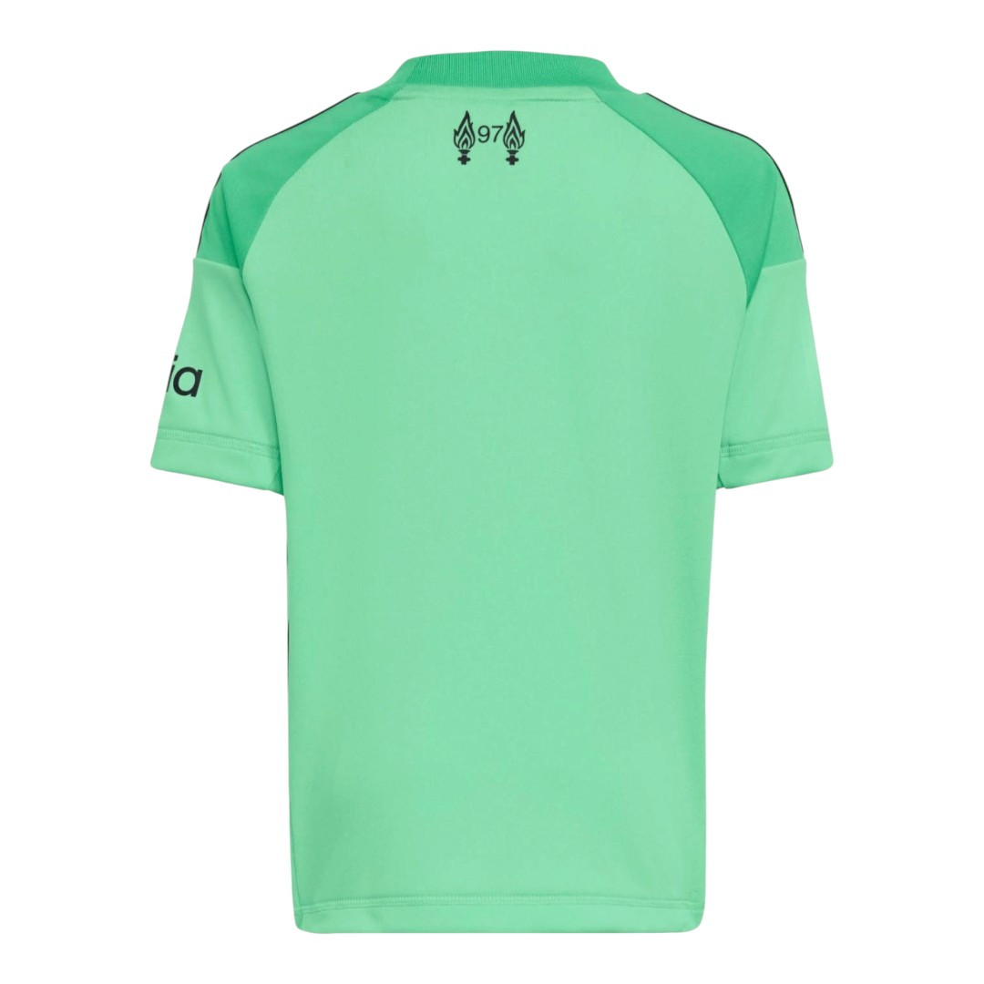 Liverpool 25/26 Kid's Green Goalkeeper Mini-Kit