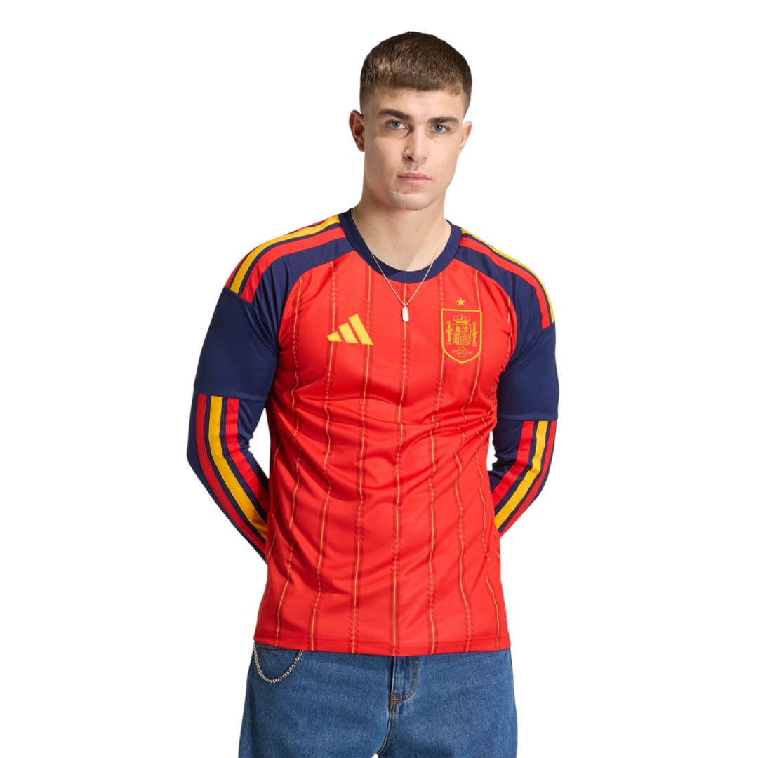 Spain 2026 Men's Home Long Sleeve Shirt