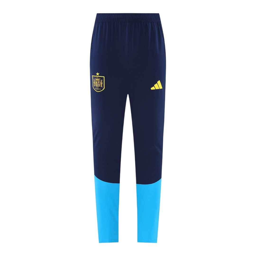 Spain 2026 Men's Blue Long Zip Hoodie Tracksuit