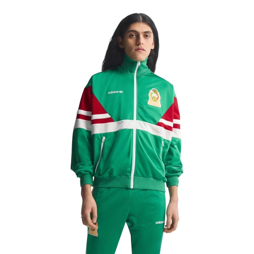 Mexico 1986 Men's Long Zip Retro Jacket