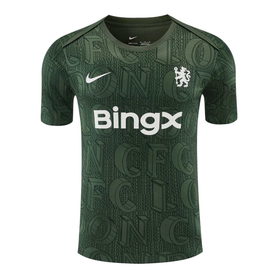 Chelsea 25/26 Men's Green Pre-Match Shirt