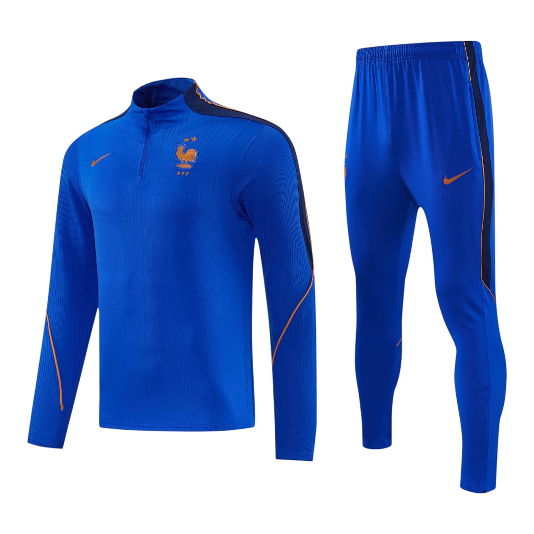 France 2026 Men's Navy Short Zip Tracksuit