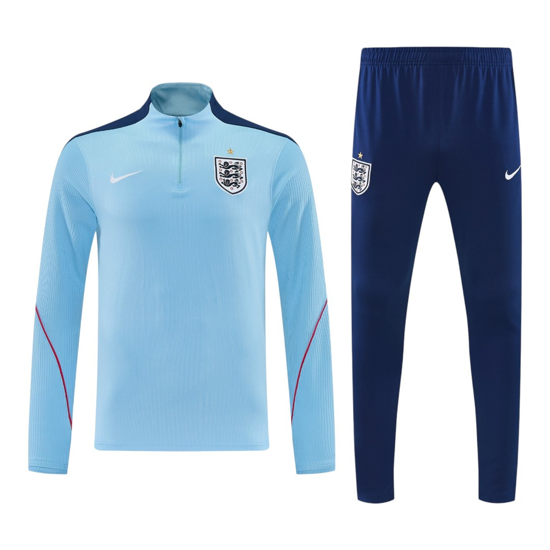 England 2026 Men's Sky Blue Short Zip Tracksuit