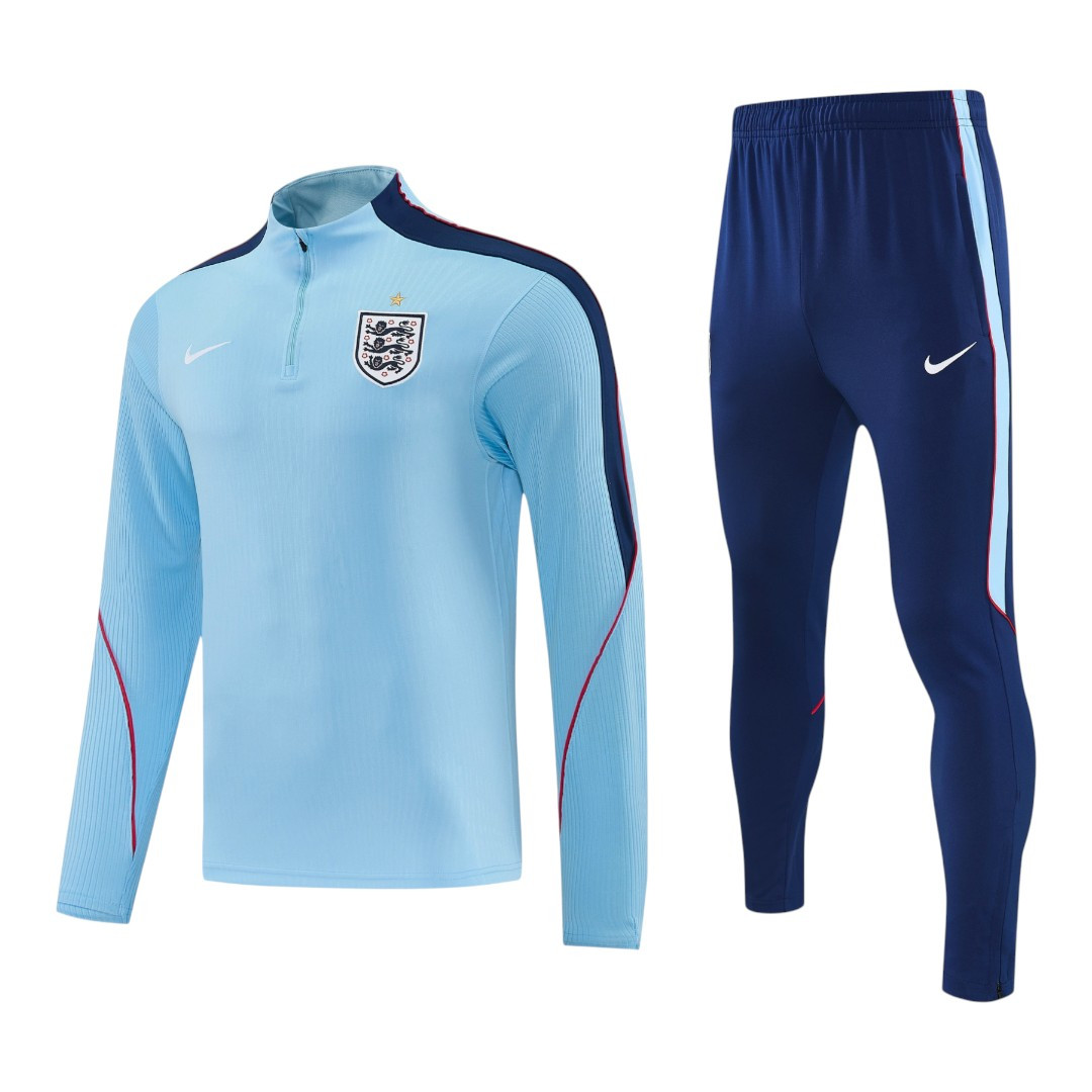 England 2026 Men's Sky Blue Short Zip Tracksuit