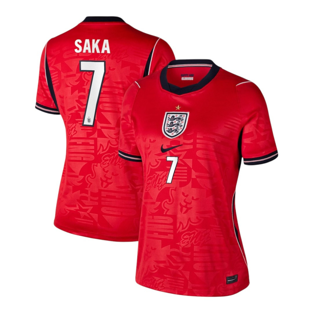 SAKA #7 England 2026 Women's Away Shirt