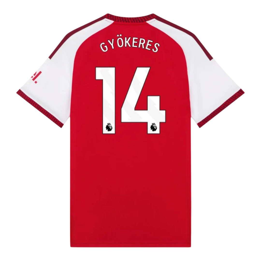 GYÖKERES #14 Arsenal 26/27 Authentic Men's Home Shirt - PL Font