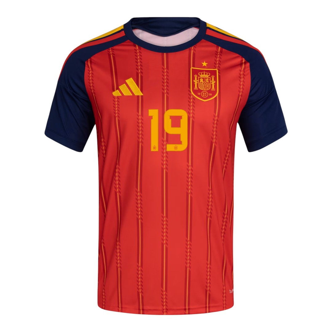LAMINE YAMAL #19 Spain 2026 Stadium Men's Home Shirt
