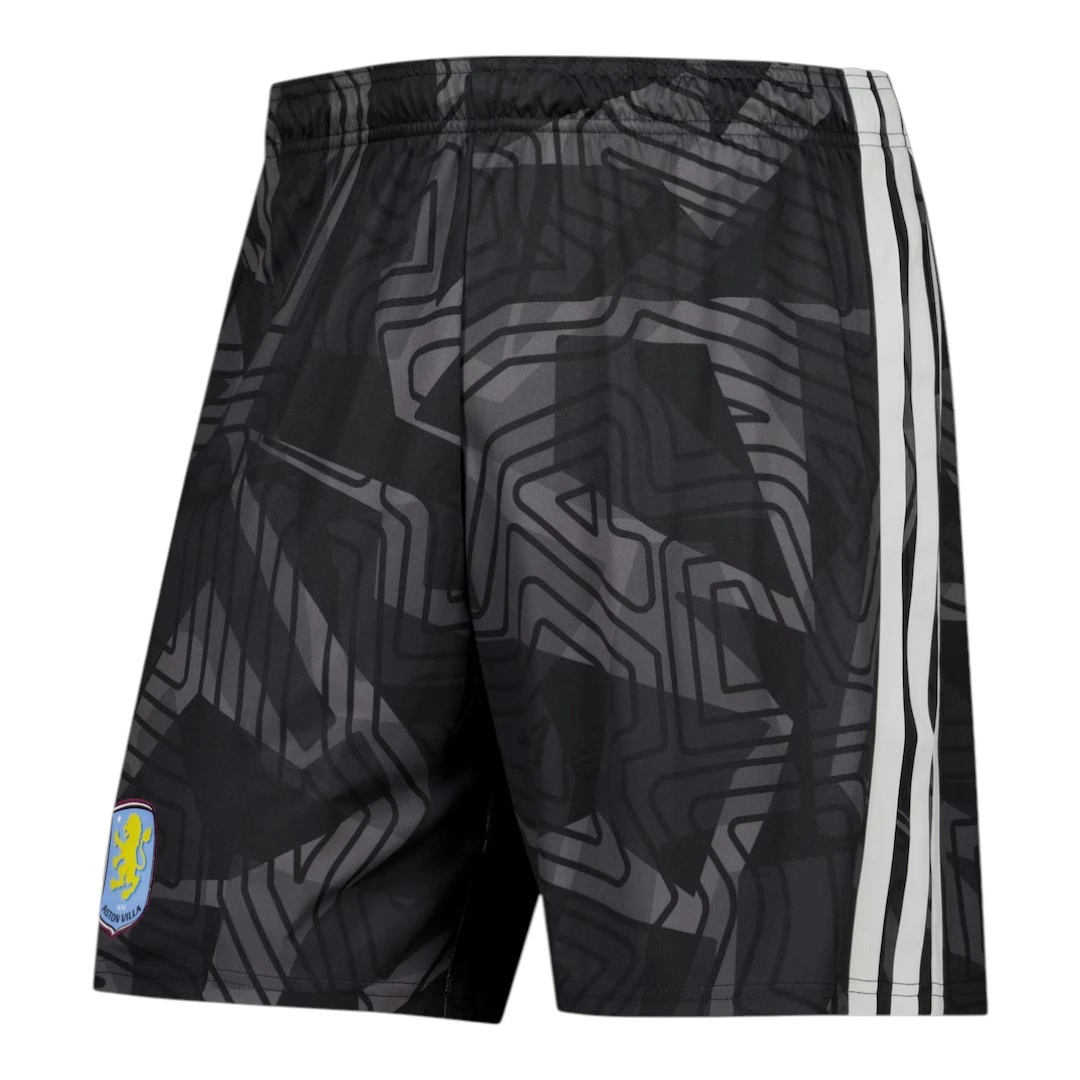 Aston Villa 26/27 Kid's Black Goalkeeper Set