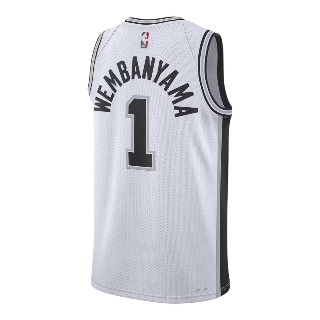 WEMBANYAMA #1 San Antonio Spurs 26/27 Men's Swingman Jersey - Association
