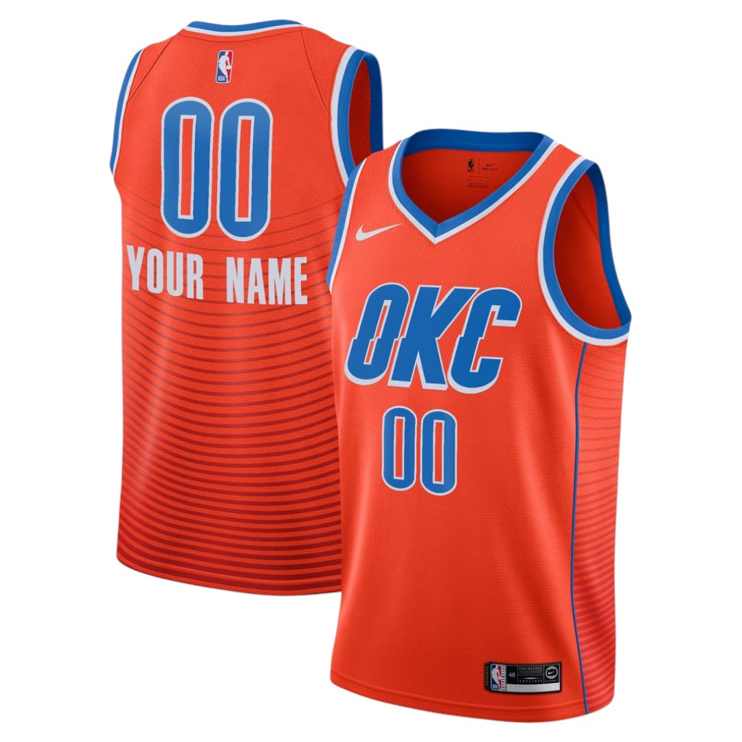 Oklahoma City Thunder 26/27 Men's Swingman Custom Jersey - Statement
